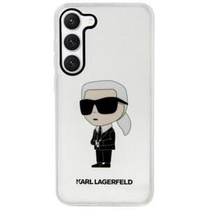 Karl Lagerfeld KLHCS23SHNIKTCT S23 S911 skaidrus kietas dėklas Ikonik Karl Lagerfeld - Image 3