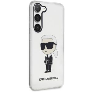 Karl Lagerfeld KLHCS23SHNIKTCT S23 S911 skaidrus kietas dėklas Ikonik Karl Lagerfeld - Image 4