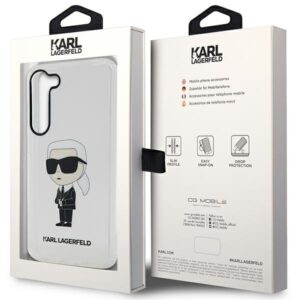 Karl Lagerfeld KLHCS23SHNIKTCT S23 S911 skaidrus kietas dėklas Ikonik Karl Lagerfeld - Image 8