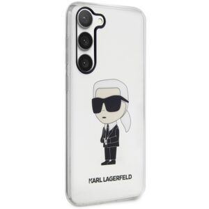 Karl Lagerfeld KLHCS23MHNIKTCT S23+ S916skaidrus kietas dėklas Ikonik Karl Lagerfeld - Image 4