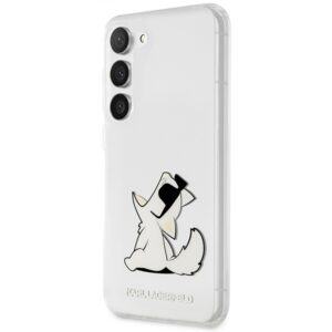 Karl Lagerfeld KLHCS23MCFNRC S23+ S916 skaidrus kietas dėklas Choupette Fun - Image 2