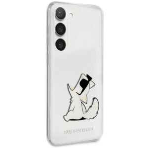 Karl Lagerfeld KLHCS23MCFNRC S23+ S916 skaidrus kietas dėklas Choupette Fun - Image 4