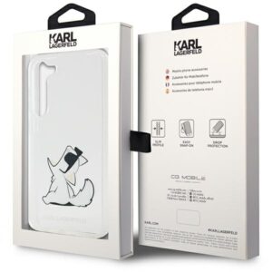 Karl Lagerfeld KLHCS23MCFNRC S23+ S916 skaidrus kietas dėklas Choupette Fun - Image 8