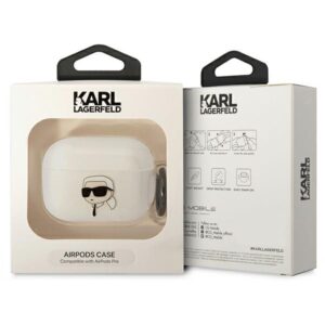 Karl Lagerfeld KLAPHNIKTCT AirPods Pro dėklas skaidrus Karl`s Head - Image 3