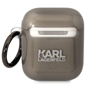 Karl Lagerfeld KLA2HNIKTCK AirPods 1/2 dėklas juodos spalvos Karl`s Head - Image 2