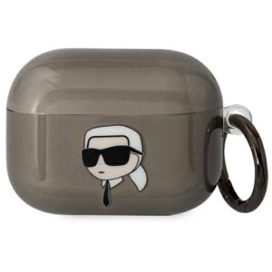 Karl Lagerfeld KLAPHNIKTCK AirPods Pro dėklas juodos spalvos Karl`s Head
