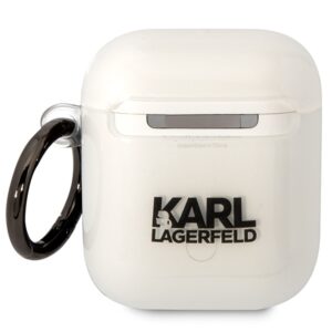 Karl Lagerfeld KLA2HNCHTCT Airpods 1/2 dėklas skaidrus Ikonik Choupette - Image 2