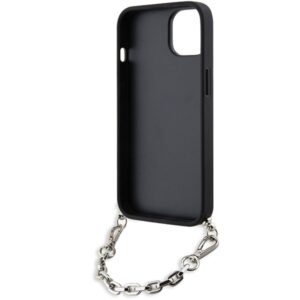 Karl Lagerfeld KLHCP14SSACKLHPK Apple iPhone 14 / 15 / 13 6.1" juodos spalvos kietas dėklas Saffiano Monogram Chai - Image 6