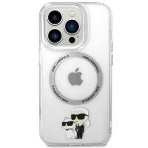 Karl Lagerfeld KLHMP13LHNKCIT Apple iPhone 13 Pro 6,1" kietas dėklas skaidrus Iconic Karl&Choupette Magsafe - Image 3