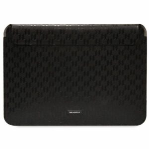 Karl Lagerfeld Dėklas kompiuteriui KLCS14SAKLHPK 14" juodos spalvos Saffiano Plaque - Image 1