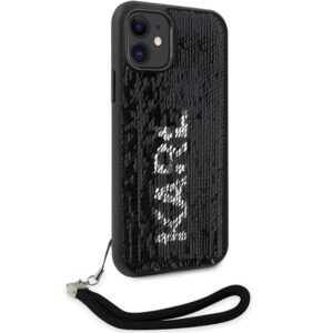 Karl Lagerfeld KLHCN61PSQRKS Apple iPhone 11 /Xr 6,1" silver kietas dėklas Sequins Cord - Image 4