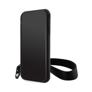 Karl Lagerfeld KLHCN61SAKLMBSK Apple iPhone 11/ Xr 6.1" juodos spalvos kietas dėklas Monogram Losange Saffiano - Image 5