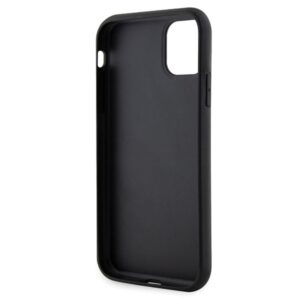 Karl Lagerfeld KLHCN61G2CPK Apple iPhone 11 /Xr 6.1" juodos spalvos kietas dėklas Glitter Choupette Patch - Image 7