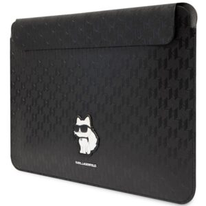 Karl Lagerfeld Dėklas kompiuteriui KLCS16SAKHPCK 16" juodos spalvos Saffiano Monogram Choupette - Image 2