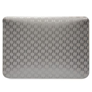 Karl Lagerfeld Dėklas kompiuteriui KLCS14SAKHPCG 14" sidabro spalvos Saffiano Monogram Choupette - Image 3