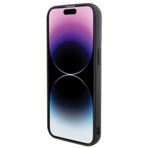 Karl Lagerfeld KLHCP15S3DMKRLK Apple iPhone 15/ 14 / 13 6.1" juodos spalvos kietas dėklas 3D Rubber Multi Logo - Image 5