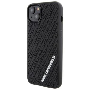 Karl Lagerfeld KLHCP15M3DMKRLK Apple iPhone 15 Plus / 14 Plus 6.7" juodos spalvos kietas dėklas 3D Rubber Multi Lo - Image 2