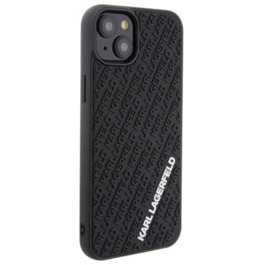 Karl Lagerfeld KLHCP15M3DMKRLK Apple iPhone 15 Plus / 14 Plus 6.7" juodos spalvos kietas dėklas 3D Rubber Multi Lo - Image 4