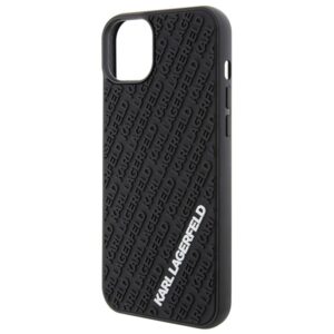 Karl Lagerfeld KLHCP15M3DMKRLK Apple iPhone 15 Plus / 14 Plus 6.7" juodos spalvos kietas dėklas 3D Rubber Multi Lo - Image 6
