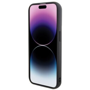 Karl Lagerfeld KLHCP15L3DMKRLK Apple iPhone 15 Pro 6.1" juodos spalvos kietas dėklas 3D Rubber Multi Logo - Image 5