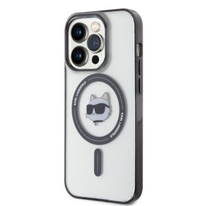 Karl Lagerfeld KLHMP15LHCHNOTK Apple iPhone 15 Pro 6.1" skaidrus kietas dėklas IML Choupette`s Head MagSafe - Image 2