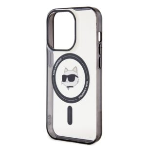 Karl Lagerfeld KLHMP15LHCHNOTK Apple iPhone 15 Pro 6.1" skaidrus kietas dėklas IML Choupette`s Head MagSafe - Image 6