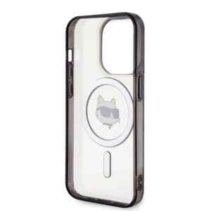 Karl Lagerfeld KLHMP15LHCHNOTK Apple iPhone 15 Pro 6.1" skaidrus kietas dėklas IML Choupette`s Head MagSafe - Image 7