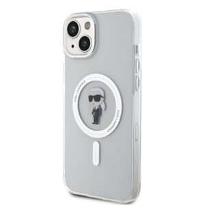 Karl Lagerfeld KLHMP15MHFCKNOT Apple iPhone 15 Plus / 14 Plus 6.7" skaidrus kietas dėklas IML Ikonik MagSafe - Image 2