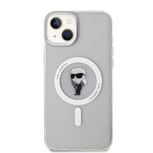 Karl Lagerfeld KLHMP15MHFCKNOT Apple iPhone 15 Plus / 14 Plus 6.7" skaidrus kietas dėklas IML Ikonik MagSafe - Image 3