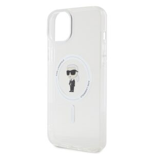 Karl Lagerfeld KLHMP15MHFCKNOT Apple iPhone 15 Plus / 14 Plus 6.7" skaidrus kietas dėklas IML Ikonik MagSafe - Image 6
