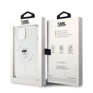Karl Lagerfeld KLHMP15SHFCCNOT Apple iPhone 15/ 14 / 13 6.1" skaidrus kietas dėklas IML Choupette MagSafe - Image 8