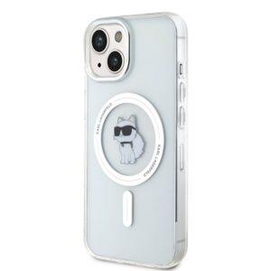 Karl Lagerfeld KLHMP15SHFCCNOT Apple iPhone 15/ 14 / 13 6.1" skaidrus kietas dėklas IML Choupette MagSafe - Image 2