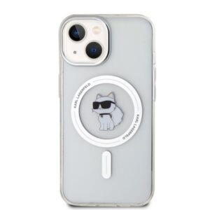 Karl Lagerfeld KLHMP15SHFCCNOT Apple iPhone 15/ 14 / 13 6.1" skaidrus kietas dėklas IML Choupette MagSafe - Image 3