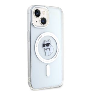 Karl Lagerfeld KLHMP15SHFCCNOT Apple iPhone 15/ 14 / 13 6.1" skaidrus kietas dėklas IML Choupette MagSafe - Image 4