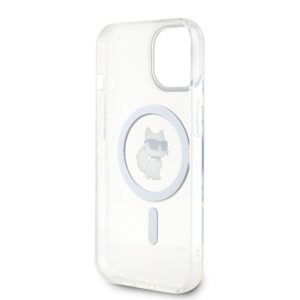Karl Lagerfeld KLHMP15SHFCCNOT Apple iPhone 15/ 14 / 13 6.1" skaidrus kietas dėklas IML Choupette MagSafe - Image 7