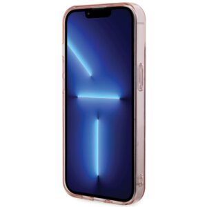 Karl Lagerfeld KLHMP15SHFCCNOP Apple iPhone 15/ 14 / 13 6.1" rožinės spalvos kietas dėklas IML Choupette MagSafe - Image 5