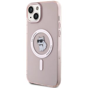 Karl Lagerfeld KLHMP15MHFCCNOP Apple iPhone 15 Plus / 14 Plus 6.7" rožinės spalvos kietas dėklas IML Choupette MagSa - Image 2