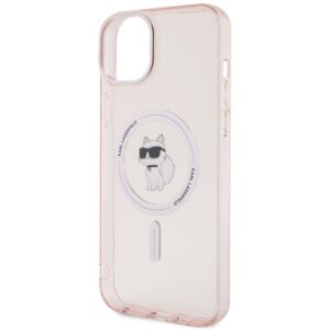 Karl Lagerfeld KLHMP15MHFCCNOP Apple iPhone 15 Plus / 14 Plus 6.7" rožinės spalvos kietas dėklas IML Choupette MagSa - Image 6