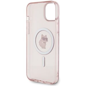 Karl Lagerfeld KLHMP15MHFCCNOP Apple iPhone 15 Plus / 14 Plus 6.7" rožinės spalvos kietas dėklas IML Choupette MagSa - Image 7
