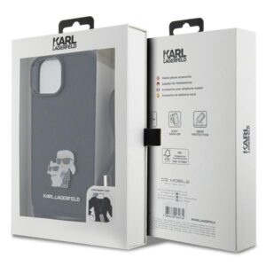 Karl Lagerfeld KLHCP15MSAKCPSK Apple iPhone 15 Plus / 14 Plus 6.7" kietas dėklas juodos spalvos Crossbody Saffiano - Image 7