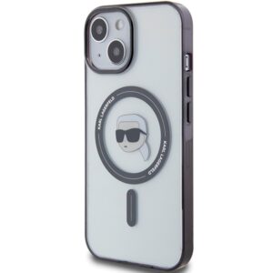 Karl Lagerfeld KLHMP15MHKHNOTK Apple iPhone 15 Plus/ 14 Plus 6.7" skaidrus kietas dėklas IML Karl`s Head Mag - Image 2
