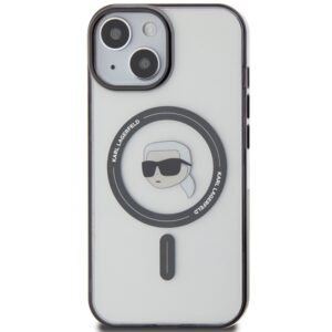 Karl Lagerfeld KLHMP15MHKHNOTK Apple iPhone 15 Plus/ 14 Plus 6.7" skaidrus kietas dėklas IML Karl`s Head Mag - Image 3