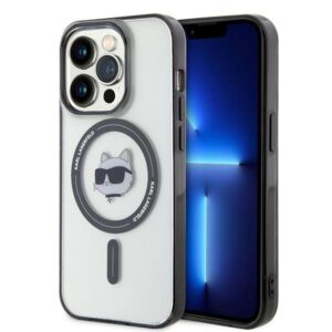 Karl Lagerfeld KLHMP15XHCHNOTK Apple iPhone 15Pro Max 6.7" skaidrus kietas dėklas IML Choupette`s Head MagSa - Image 1