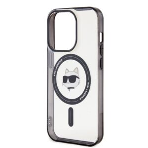 Karl Lagerfeld KLHMP15XHCHNOTK Apple iPhone 15Pro Max 6.7" skaidrus kietas dėklas IML Choupette`s Head MagSa - Image 6