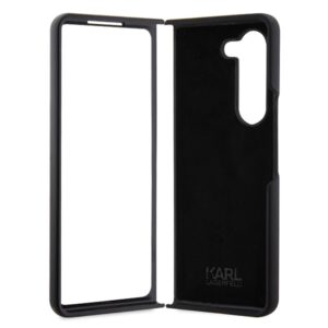 Karl Lagerfeld KLHCZFD5SNIKBCK Z Fold5 kietas dėklas juodos spalvos Silicone Ikonik - Image 6
