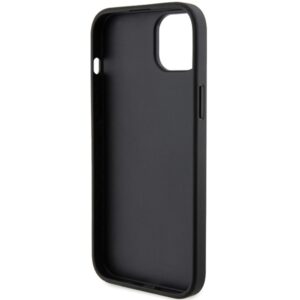 Karl Lagerfeld KLHCP15SSAPKCNPK Apple iPhone 15 / 14 / 13 6.1" juodos spalvos kietas dėklas Saffiano Cardslot Karl - Image 7