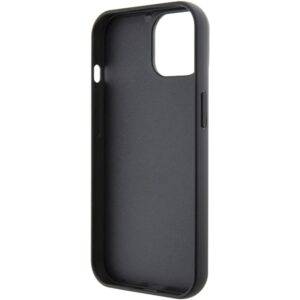 Karl Lagerfeld KLHCP15SGKNPSK Apple iPhone 15/ 14 / 13 6.1" juodos spalvos kietas dėklas Fixed Glitter Ikonik Log - Image 7