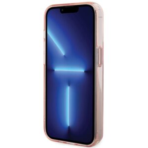 Karl Lagerfeld KLHMP15LHMRSKCP Apple iPhone 15 Pro 6.1" rožinės spalvos kietas dėklas Ring Stand Karl&Choupettte Mag - Image 5