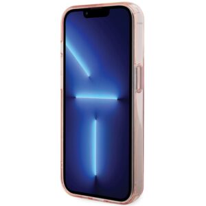 Karl Lagerfeld KLHMP15XHMRSKCP Apple iPhone 15 Pro Max 6.7" rožinės spalvos kietas dėklas Ring Stand Karl&Choupettte - Image 5