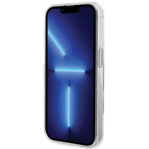 Karl Lagerfeld KLHMP15LHMRSKCH Apple iPhone 15 Pro 6.1" baltos spalvos kietas dėklas Ring Stand Karl&Choupettte Mag - Image 5